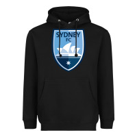 Black Sydney FC Heavyweight Hoodie - ArtChic
