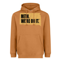 Meerkat mens meth we're on it south dakota anti drugs campaign vintage t shirt Heavyweight Hoodie - ArtChic