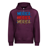 Mauve Wine merica merica merica vibes Urban Hoodie - RanaPortraitStore