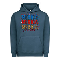 Pigment Midnight Navy merica merica merica vibes Urban Hoodie - RanaPortraitStore