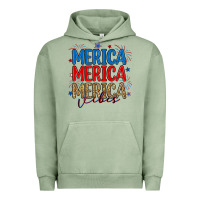Pigment Oil Green merica merica merica vibes Urban Hoodie - RanaPortraitStore