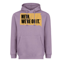 Lavender mens meth we're on it south dakota anti drugs campaign vintage t shirt Heavyweight Hoodie - ArtChic