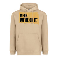 Mens Meth We're On It South Dakota Anti Drugs Campaign Vintage T Shirt Heavyweight Hoodie | Teevron