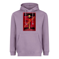 Lavender From The Earth To The Moon Jules Verne Book Cover Design Heavyweight Hoodie - ArtChic