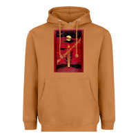 Meerkat From The Earth To The Moon Jules Verne Book Cover Design Heavyweight Hoodie - ArtChic