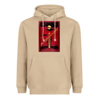 Mushroom From The Earth To The Moon Jules Verne Book Cover Design Heavyweight Hoodie - ArtChic
