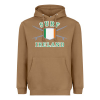 Toasted Coconut ireland surfing hoodie  irish flag surfboards design Heavyweight Hoodie - ArtChic