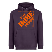 Plum HOMEDEPOT Heavyweight Hoodie - ArtChic