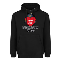 Black resto, black bear diner Heavyweight Hoodie - ArtChic