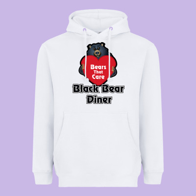 Resto, Black Bear Diner Heavyweight Hoodie Designed By Artchic