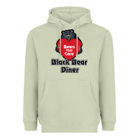 Matcha resto, black bear diner Heavyweight Hoodie - ArtChic