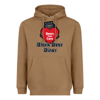 Toasted Coconut resto, black bear diner Heavyweight Hoodie - ArtChic