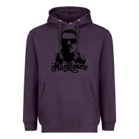 Plum macklemore portrait Heavyweight Hoodie - ArtChic