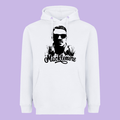 Macklemore Portrait Heavyweight Hoodie Designed By Artchic