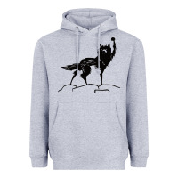 Heather Grey fantastic mr fox wolf Heavyweight Hoodie - ArtChic