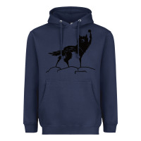 Navy fantastic mr fox wolf Heavyweight Hoodie - ArtChic