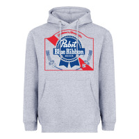Heather Grey pabst blue ribbon 1 Heavyweight Hoodie - ArtChic
