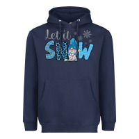 Navy let it snow Heavyweight Hoodie - JahusDesignShop
