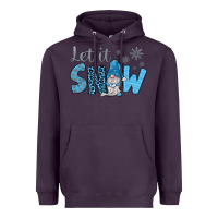 Plum let it snow Heavyweight Hoodie - JahusDesignShop