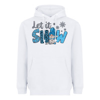 White let it snow Heavyweight Hoodie - JahusDesignShop
