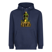 Navy land of the lost Heavyweight Hoodie - ArtChic