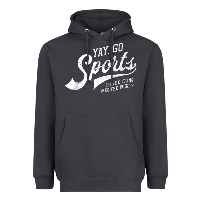 Yay Go Sports Vintage Funny Sports Heavyweight Hoodie by ArtChic | Teevron