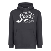 Smoke Yay Go Sports Vintage Funny Sports Heavyweight Hoodie - ArtChic