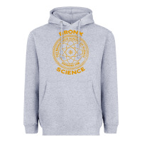 Heather Grey the bronx science Heavyweight Hoodie - ArtChic