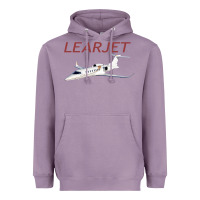 Lavender learjet airplane flying pilot long sleeve t shirt Heavyweight Hoodie - ArtChic