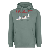 Sage learjet airplane flying pilot long sleeve t shirt Heavyweight Hoodie - ArtChic