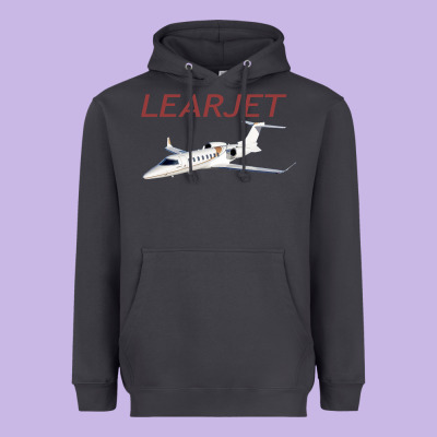 Learjet Airplane Flying Pilot Long Sleeve T Shirt Heavyweight Hoodie Designed By Artchic