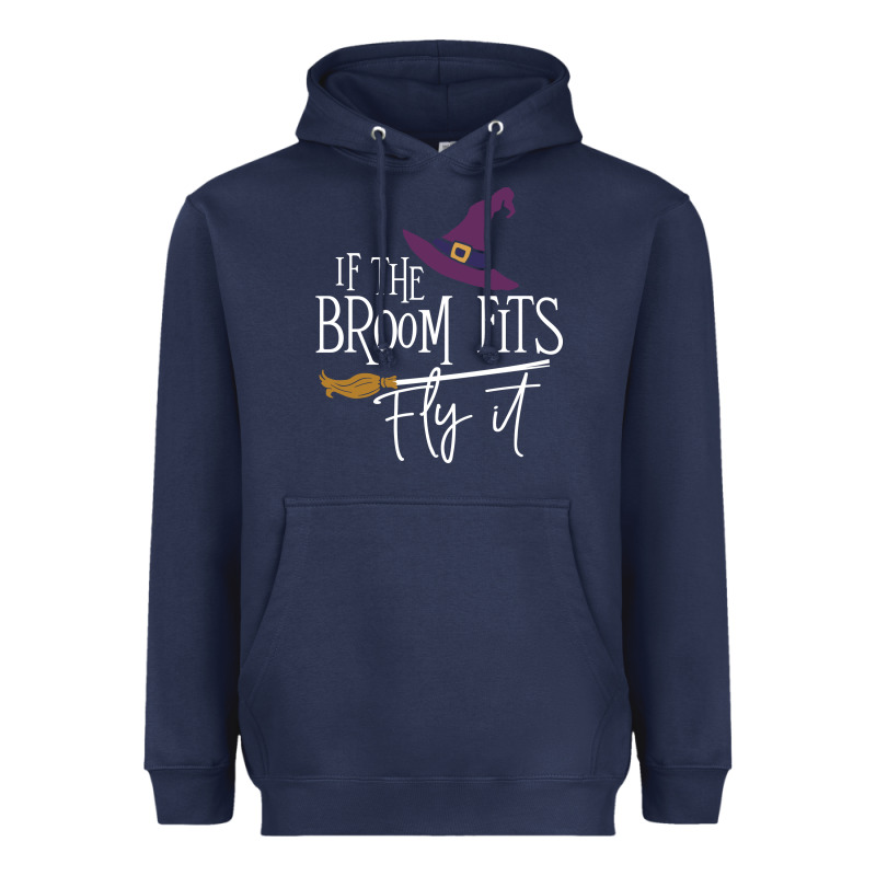 If The Broom Fit Fly It Heavyweight Hoodie by ArtChic | Teevron