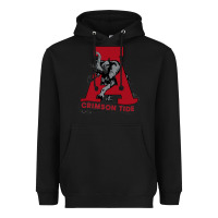 Black alabama roll tide Heavyweight Hoodie - ArtChic