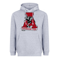 Heather Grey alabama roll tide Heavyweight Hoodie - ArtChic