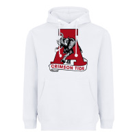 White alabama roll tide Heavyweight Hoodie - ArtChic
