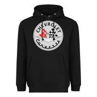 Black #corvette Heavyweight Hoodie - ArtChic