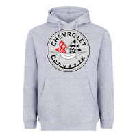 Heather Grey #corvette Heavyweight Hoodie - ArtChic
