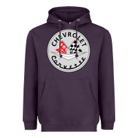 Plum #corvette Heavyweight Hoodie - ArtChic