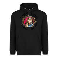 Black tease it to jesus and spray it like hell leopard western raglan baseba Heavyweight Hoodie - ArtChic
