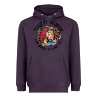 Plum tease it to jesus and spray it like hell leopard western raglan baseba Heavyweight Hoodie - ArtChic
