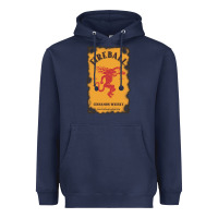 Navy fireball cinnamon whisky Heavyweight Hoodie - ArtChic
