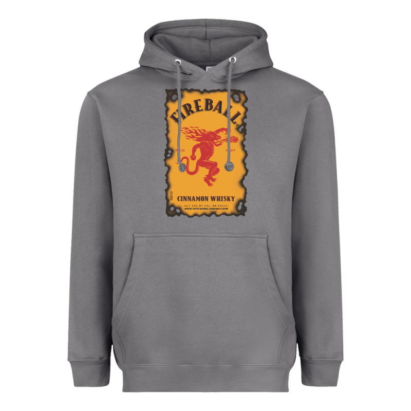 Fireball Cinnamon Whisky Heavyweight Hoodie by ArtChic | Teevron