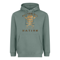 Sage Shoes nation no shoes nation no shoes nation no shoes nation Heavyweight Hoodie - ArtChic
