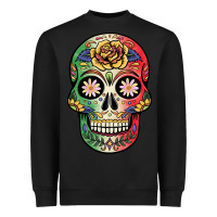 Black mexican skull Heavyweight Sweatshirt - JahusDesignShop