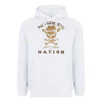 White Shoes nation no shoes nation no shoes nation no shoes nation Heavyweight Hoodie - ArtChic