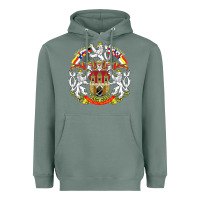 Sage praha prague czech republic coat of arms ex czechoslovakia t shirt Heavyweight Hoodie - ArtChic