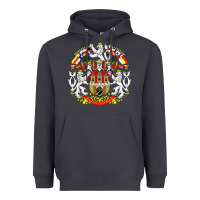 Smoke praha prague czech republic coat of arms ex czechoslovakia t shirt Heavyweight Hoodie - ArtChic