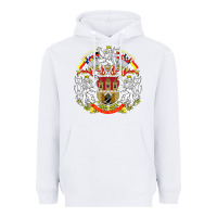 White praha prague czech republic coat of arms ex czechoslovakia t shirt Heavyweight Hoodie - ArtChic