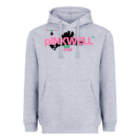 Heather Grey pINKWELL TM for Sorors Boston AKAs Beach Party Martha's Vineyard Heavyweight Hoodie - ArtChic