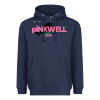 Navy pINKWELL TM for Sorors Boston AKAs Beach Party Martha's Vineyard Heavyweight Hoodie - ArtChic